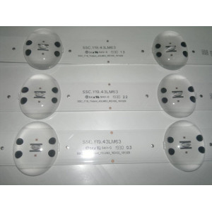 Светодиодные LED-линейки подсветки SSC.Y19.43LM63 телевизора Lg 43lm6300 Светодиодные LED-линейки подсветки SSC.Y19.43LM63 телевизора Lg 43lm6300
