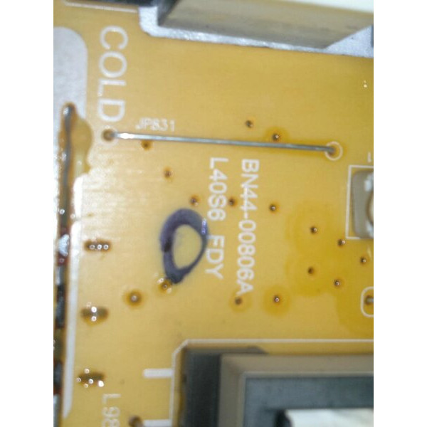 ✓ Блок питания телевизора Samsung ue 40mu6103 BN44-00806A, L40S6_FDY
