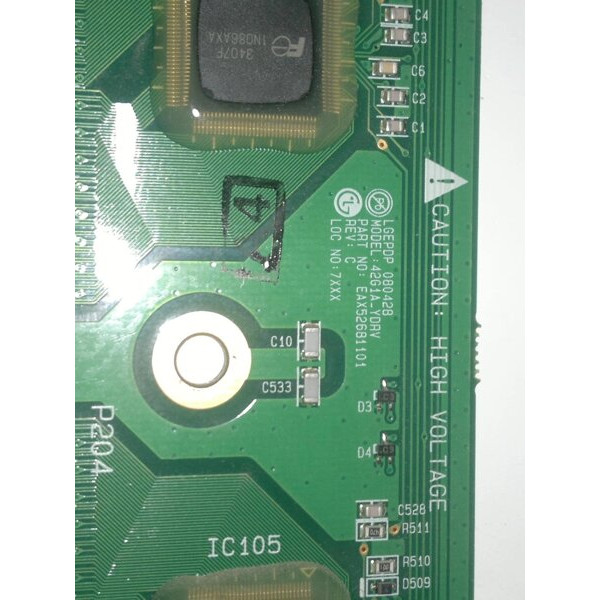 ✓ EBR50174801 — EAX52681101 REV: C — 42G1A_YDRV — LGE PDP 080428 - Y-SCAN