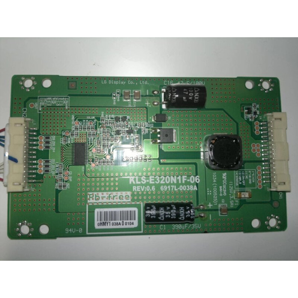 ✓ LED Driver KLS-E320N1F-06 6917L-0038A  REV:0.6 TV LG 32LE3300