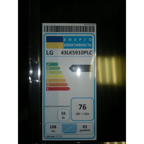✓ T-Con плата LG 43lk5910 телевизора 6871L-3806D 6870C-0532A