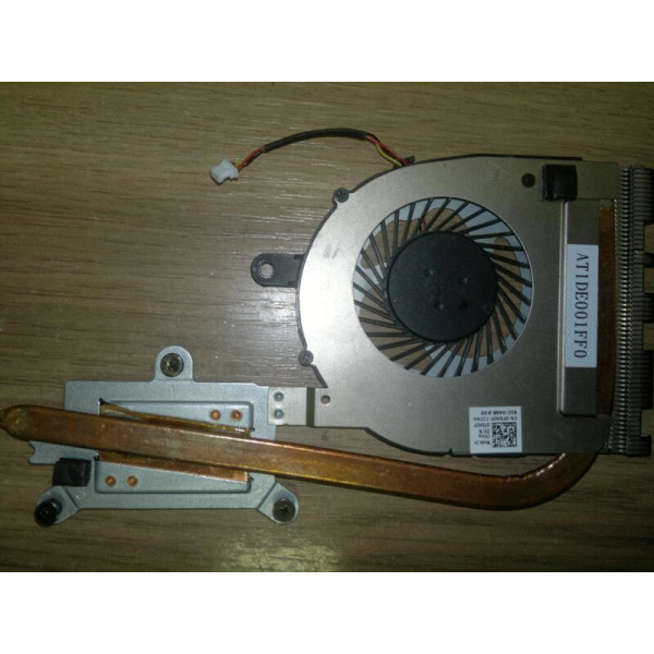 ✓ FXH0F Inspiron 15 5000 Series 5555 Ноутбук Система охлаждения Вентилятор радиатор AT1DE001FF0 Медная труба DFS541105FC0T