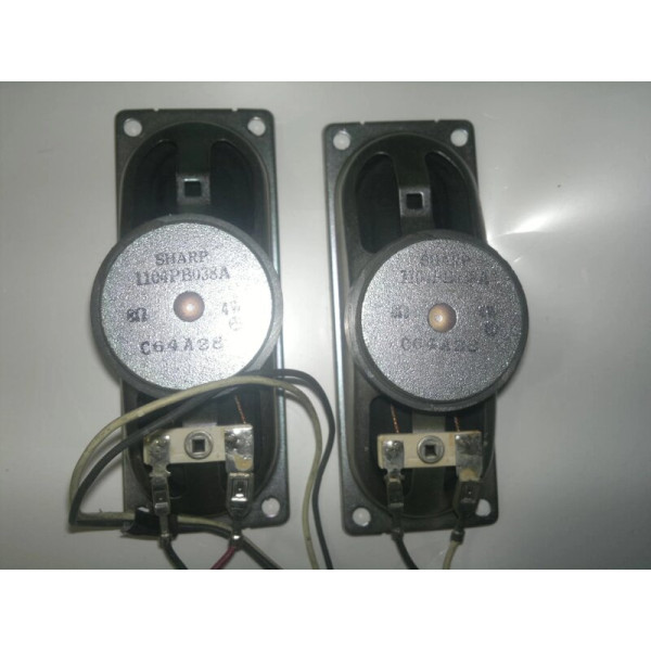 ✓ Динамик 2 Динамика Левый и Правый SHARP 1104PB038A C49A07 8 OHM 4W для Sharp Lcd Телевизор Lc-20