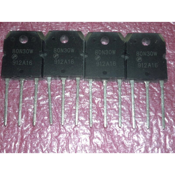 ✓ AP80N30W (80N30W) N-channel MOSFET, 300V, 80A, TO-3P