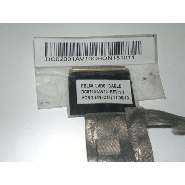 ✓ Шлейф матрицы для ноутбука Asus A53BR A53U A53Z K53T K53U K53Z X53B X53U X53Z DC02001AV10 DC02001AV20 PBL60