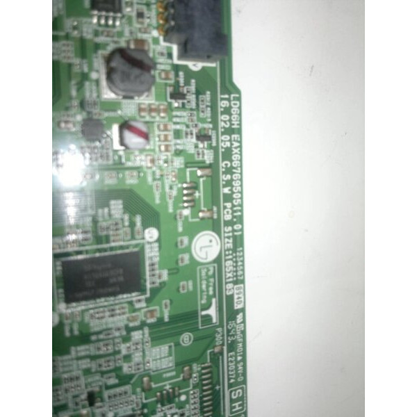 ✓ Main плата EAX66769505 телевизора LG 43LH604V