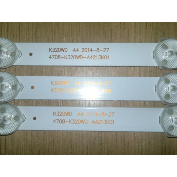 ✓ КОМПЛЕКТ ПЛАНОК led подсветки Телевизора Panasonic TX-32dr300 4708-K320WD-A4213K01